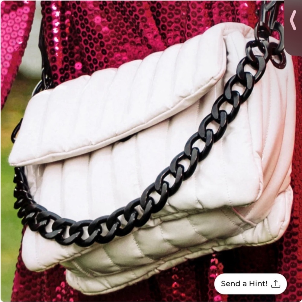 THINK ROYLN Unchain My Heart - Black Chunky Chain Strap for Women's Bag - new - Picture 2 of 3